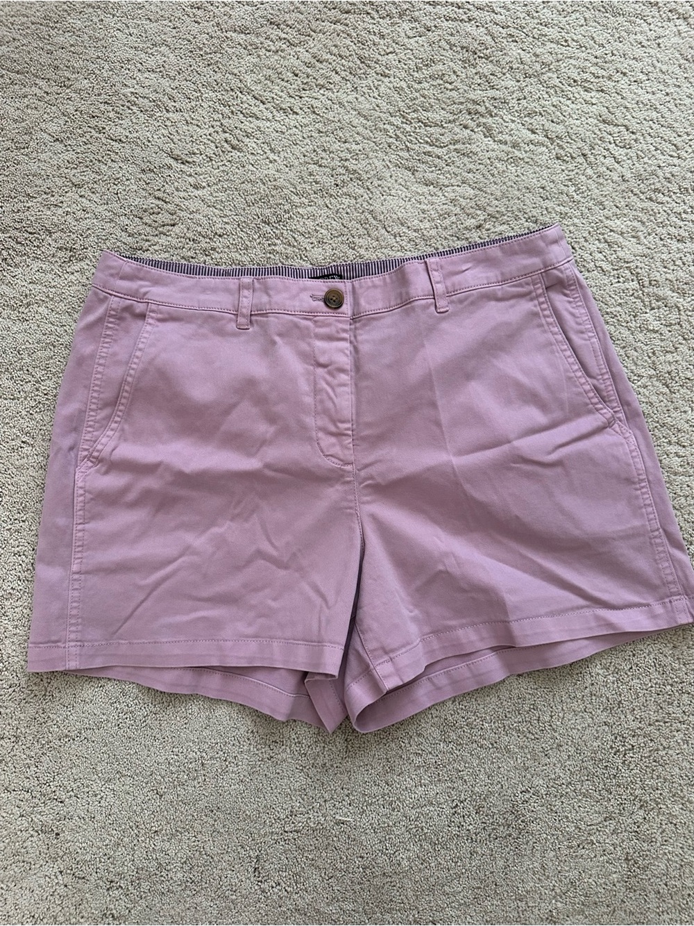 Women’s J. Crew Lavender Cotton-Chino Shorts